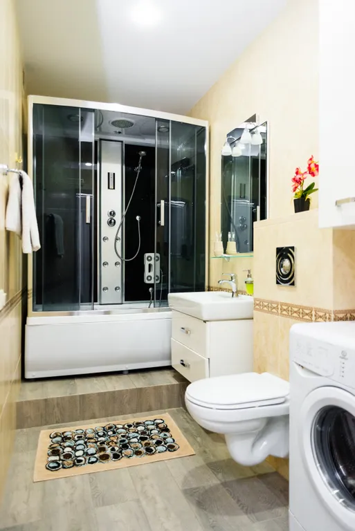 Квартира однокомнатная в Ленинском, 40 м², Екатеринбург — ванная комната