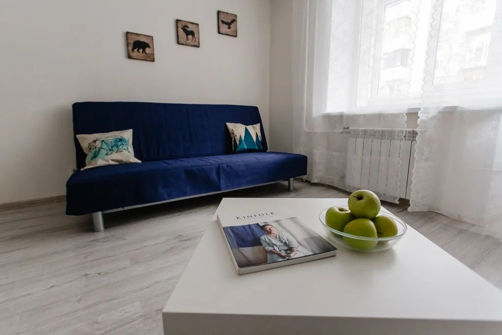 Квартира однокомнатная в Октябрьском, 35 м², Самара — спальня, фото 4