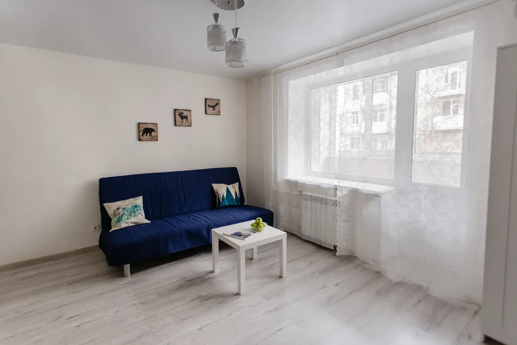 Квартира однокомнатная в Октябрьском, 35 м², Самара — спальня, фото 5
