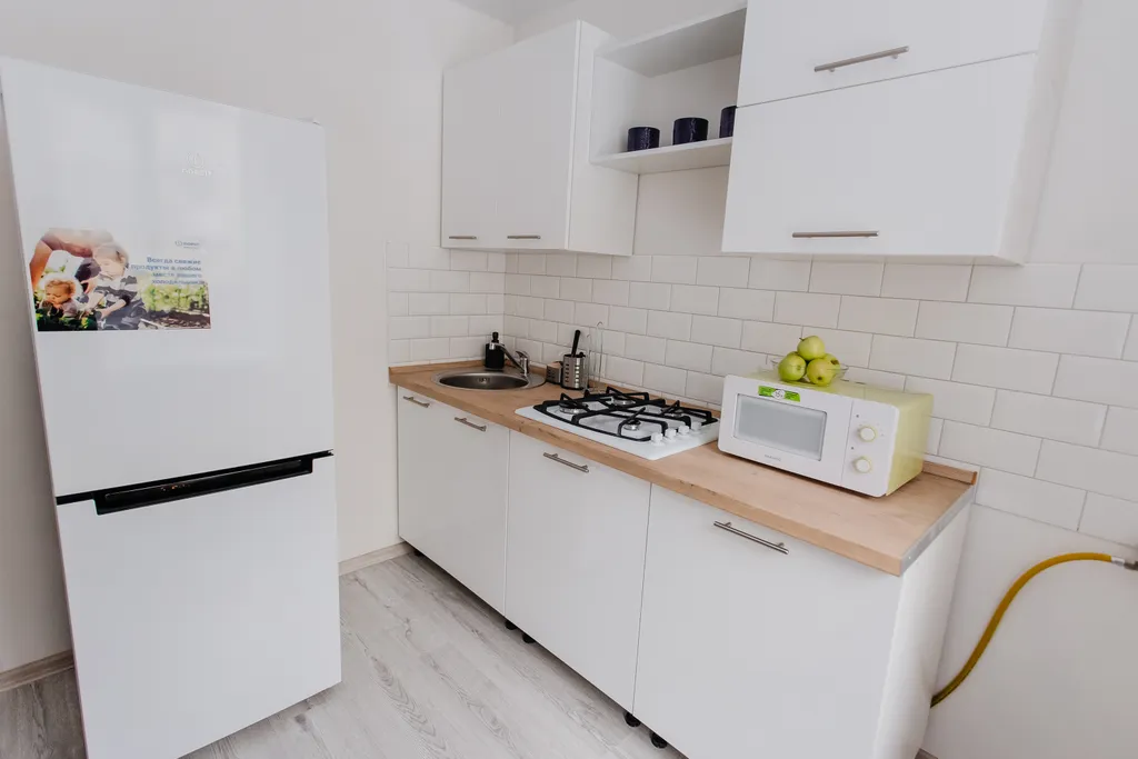 Квартира однокомнатная в Октябрьском, 35 м², Самара — кухня, фото 7