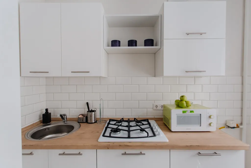 Квартира однокомнатная в Октябрьском, 35 м², Самара — кухня, фото 2