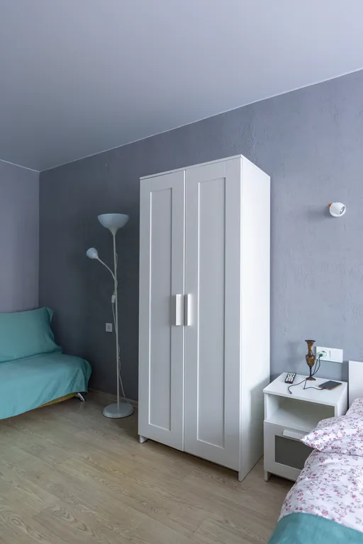 Квартира однокомнатная у Российской, в Октябрьском, 33 м², Самара — спальня, фото 9