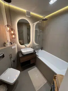 Фото гостя 9 — Апартаменты двухкомнатные на улице Ленина, 50 м², Адлер