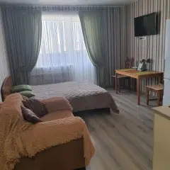Фото гостя 1 — Студия однокомнатная у Маршала Покрышкина, в Центральном, 30 м², Новосибирск
