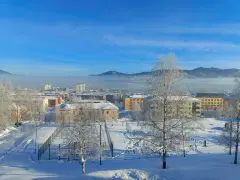 Фото гостя 3 — Квартира двухкомнатная на улице Гагарина, 47 м², Шерегеш