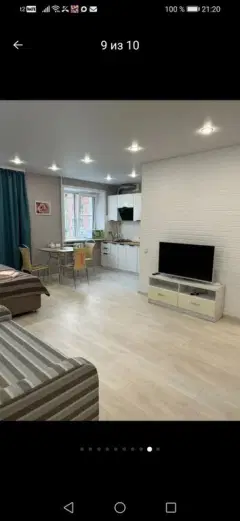 Фото гостя 1 — Студия однокомнатная в Советском, 33 м², Нижний Новгород